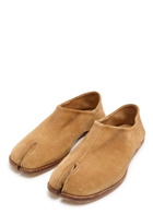 Maison Margiela Tabi Suede Flats Beige