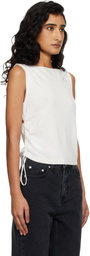 Dunst Off-White Layering Knit Tank Top