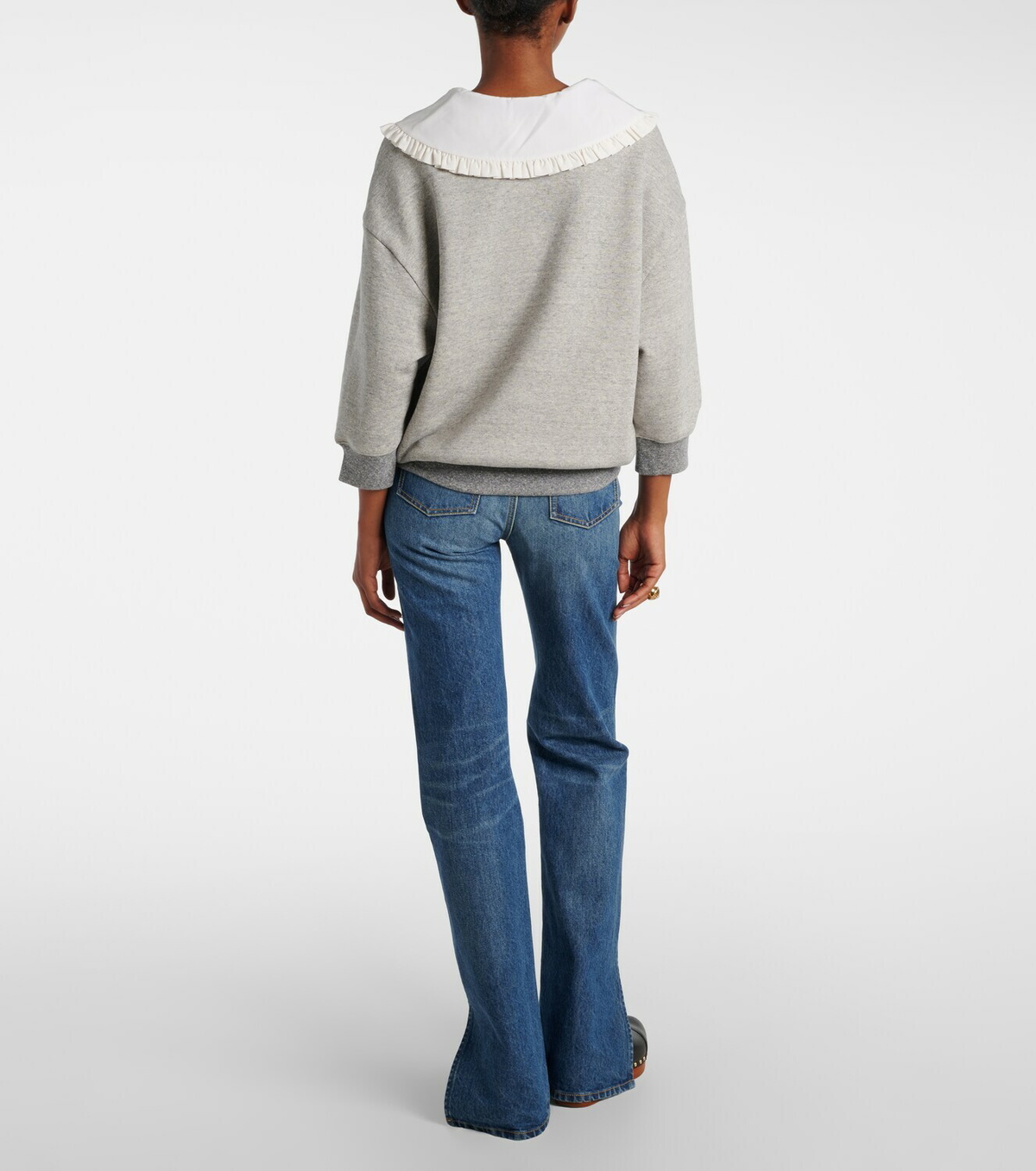 Chloé Cotton-blend French Terry sweatshirt