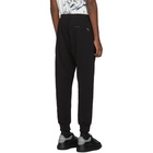 Alexander McQueen Black Organic Loopback Jersey Lounge Pants