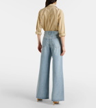 Agolde Dame Jean high-rise wide-leg jeans