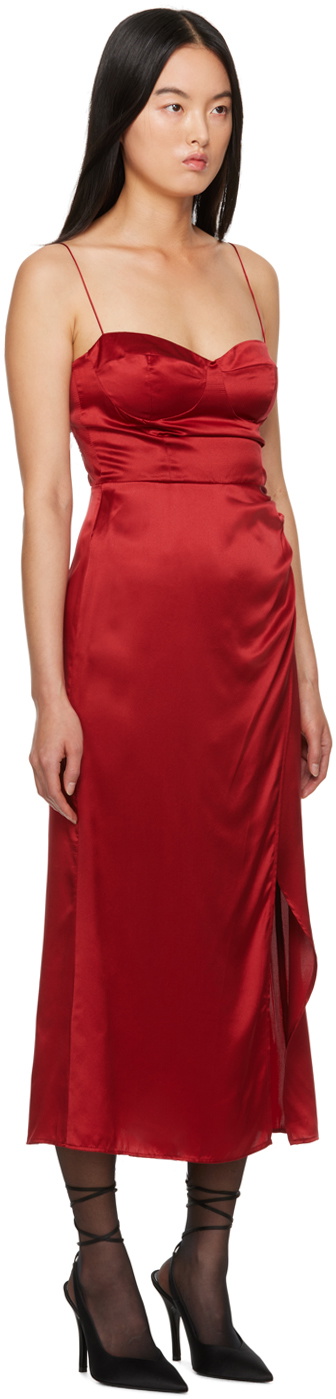 Reformation Red Marguerite Midi Dress Reformation Reformation Red Marguerite Midi Dress Reformation