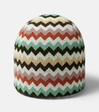 Missoni Panettone Riccio Zigzag bouclé pouf
