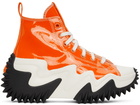 Converse Orange Run Star Motion High Sneakers