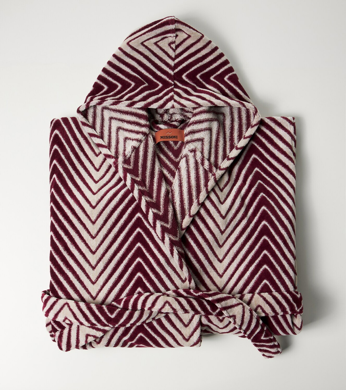 Missoni Zigzag cotton terry bathrobe