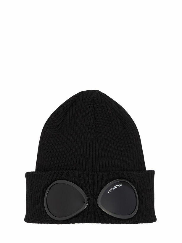 Photo: C.P. COMPANY Cotton Goggle Beanie Hat