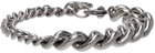 Alexander McQueen Silver Chain Pendant Bracelet