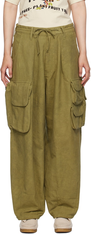 Photo: Story mfg. Khaki Forager Cargo Pants