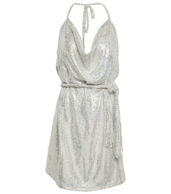 Photo: Dodo Bar Or Sequined halterneck minidress