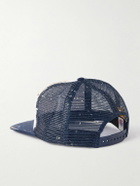 Gallery Dept. - Alex Paint-Splattered Logo-Print Canvas and Mesh Trucker Cap