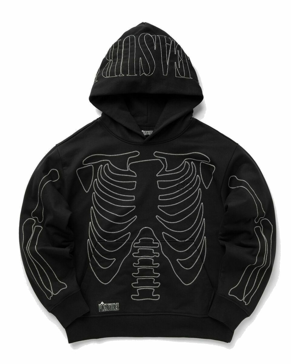 Moose Knuckles X Pleasures Skeleton Graphic Hoodie Black - Mens ...