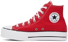 Converse Red Chuck Taylor All Star Lift Hi Sneakers