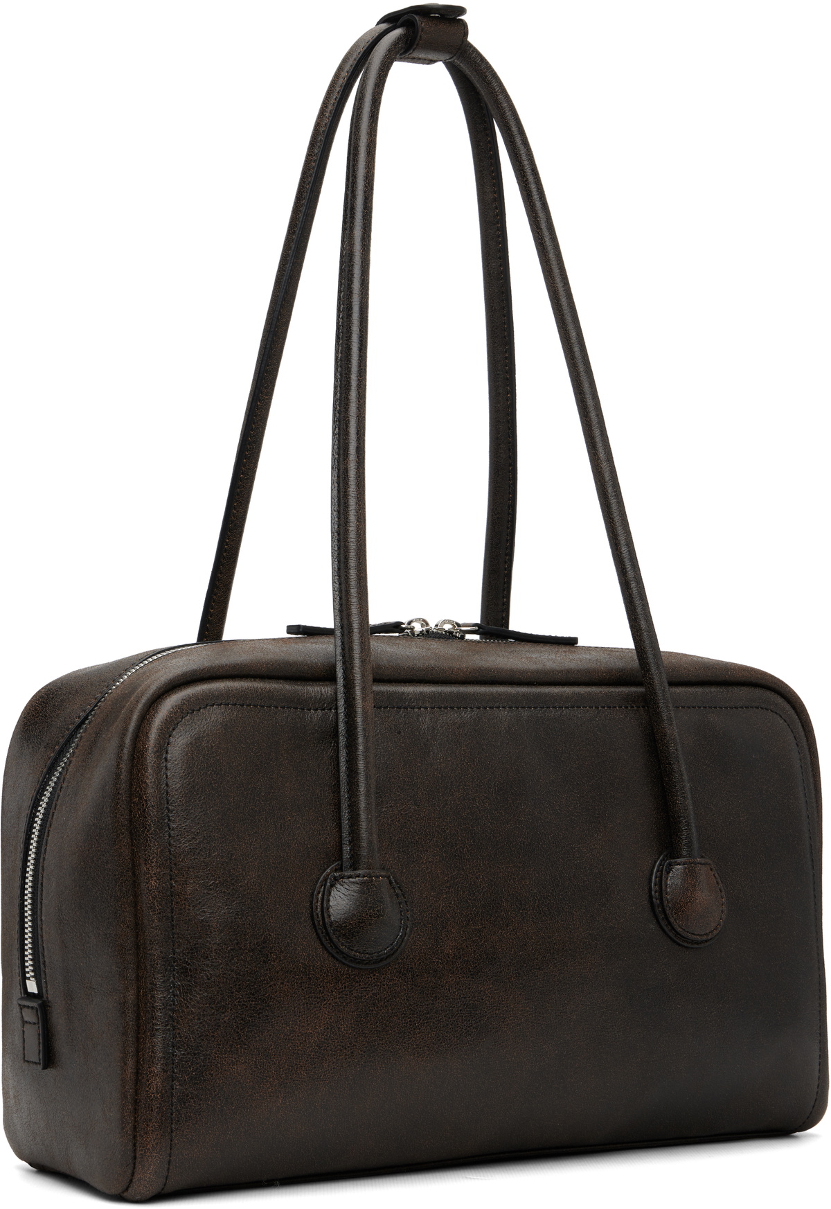 MARGESHERWOOD Brown Soft Boston Bag