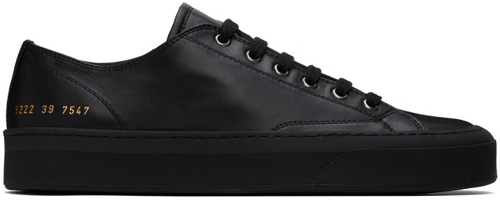 Photo: Common Projects Black Tournament Low Sneakers