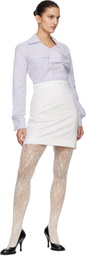 Vivienne Westwood White Crotch 45 Miniskirt