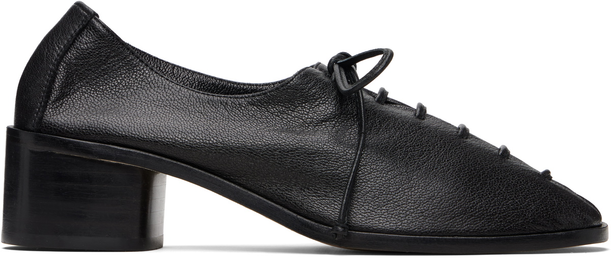 HEREU Black Plegada Heels