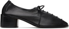 HEREU Black Plegada Heels
