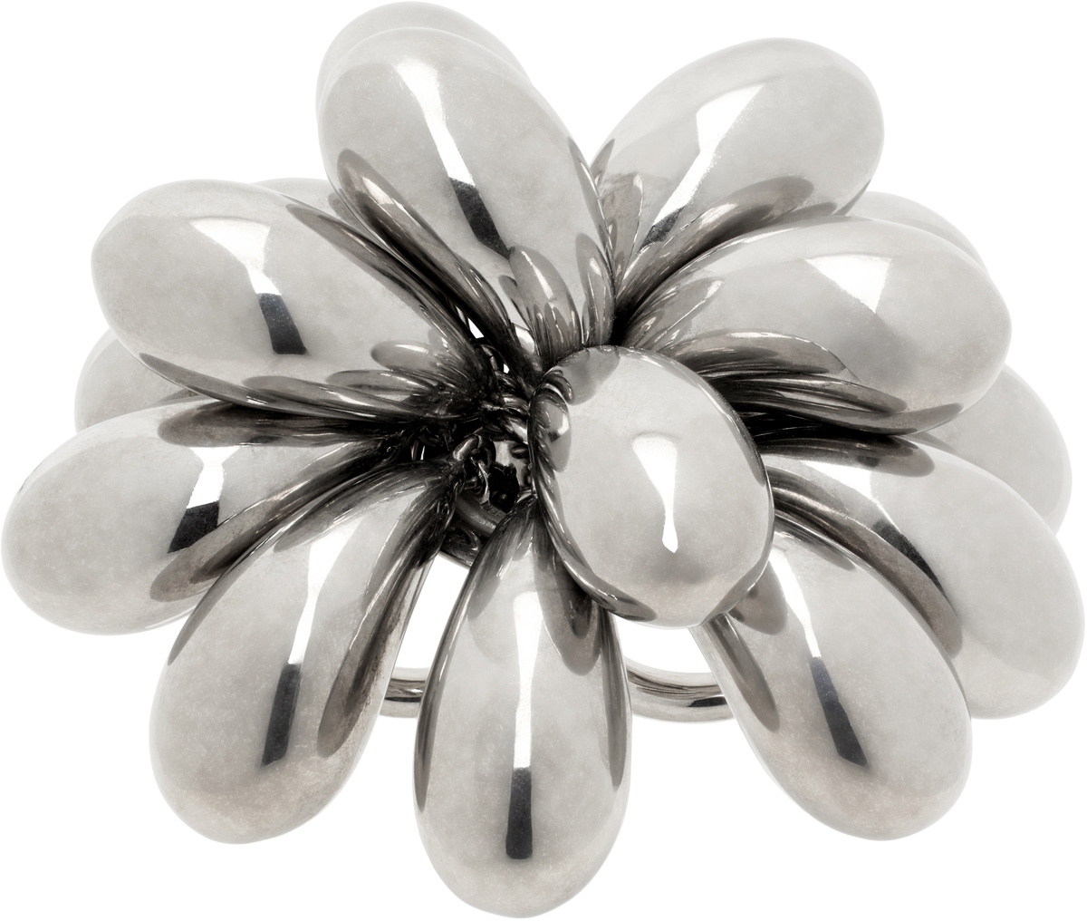 HUGO KREIT Silver Pistil Ball Ring