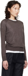 Loulou de Saison Brown Ditto Fluid Sweater