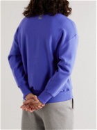 Abc. 123. - Logo-Appliquéd Cotton-Jersey Sweatshirt - Blue
