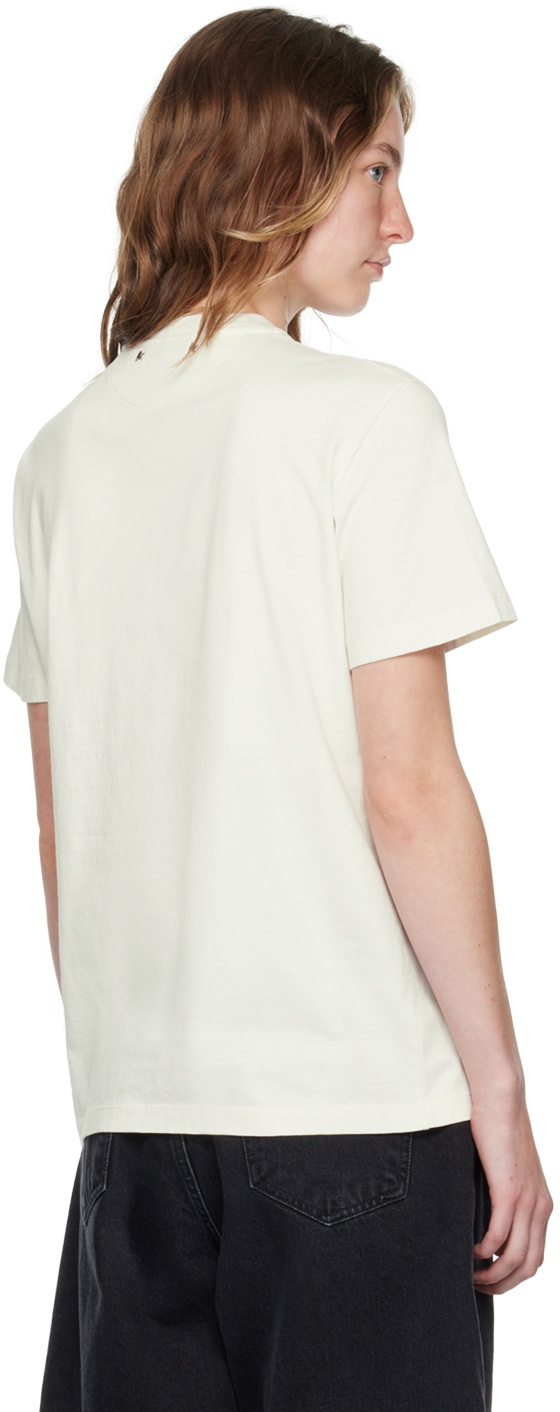 Golden Goose Off-White Printed Logo T-Shirt
