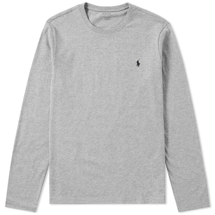 Photo: Polo Ralph Lauren Long Sleeve Crew Neck Tee Grey