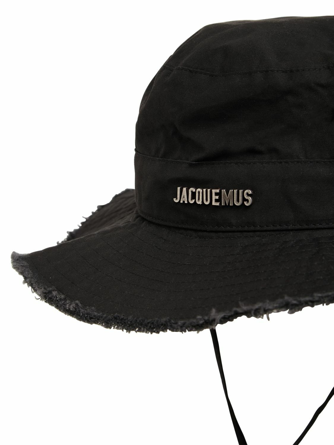 【JACQUEMUS】 Artichaut cotton canvas bucket hat Artichaut cotton canvas bucket hat in beige - Jacquemus