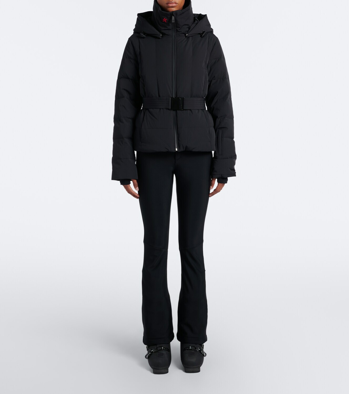 Perfect Moment Waisted belted down ski jacket