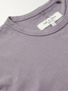 RAG & BONE - Miles Organic Cotton-Jersey T-Shirt - Purple
