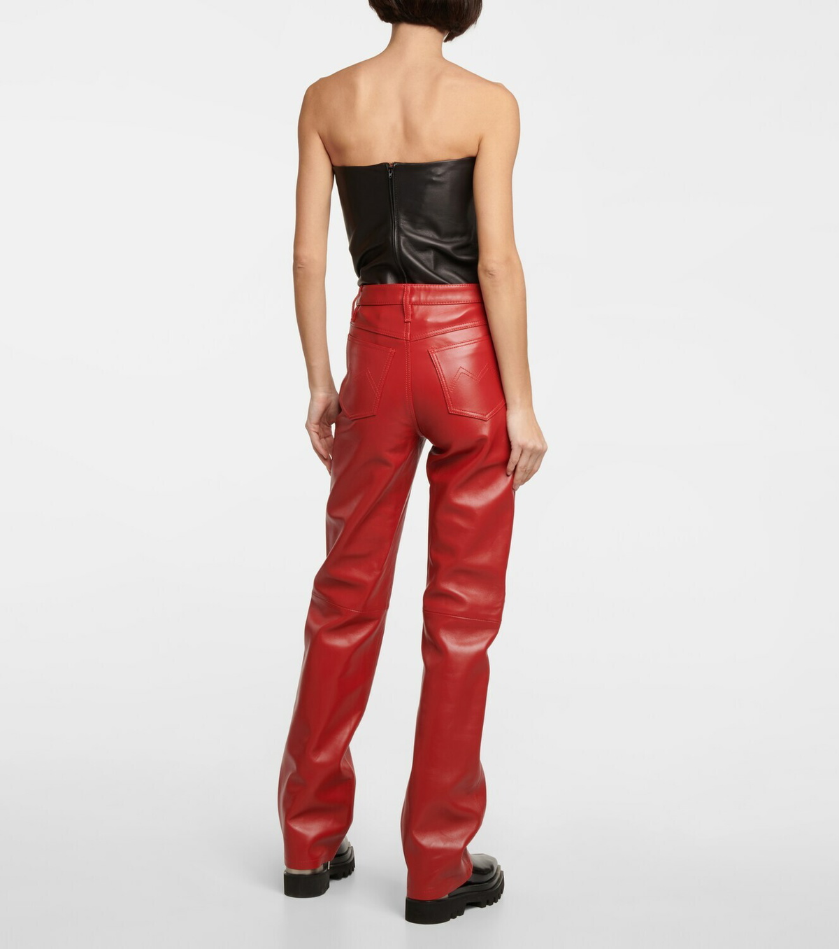 Dodo Bar Or High-rise leather pants Dodo Bar Or