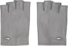 OUR LEGACY Gray Biker Gloves
