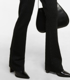 Dorothee Schumacher - Sleek Graphics flared jacquard leggings