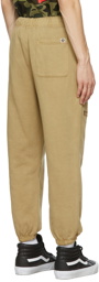 AAPE by A Bathing Ape Beige Sweat Lounge Pants