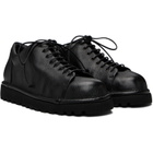 Marsèll Gomme Black Pallottola Pomice Leather Derbys