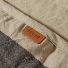 Ferm Living Grand Quilted Blanket in Sand/Black