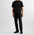 Comme des Garçons HOMME - Embroidered Cotton-Jersey T-Shirt - Black