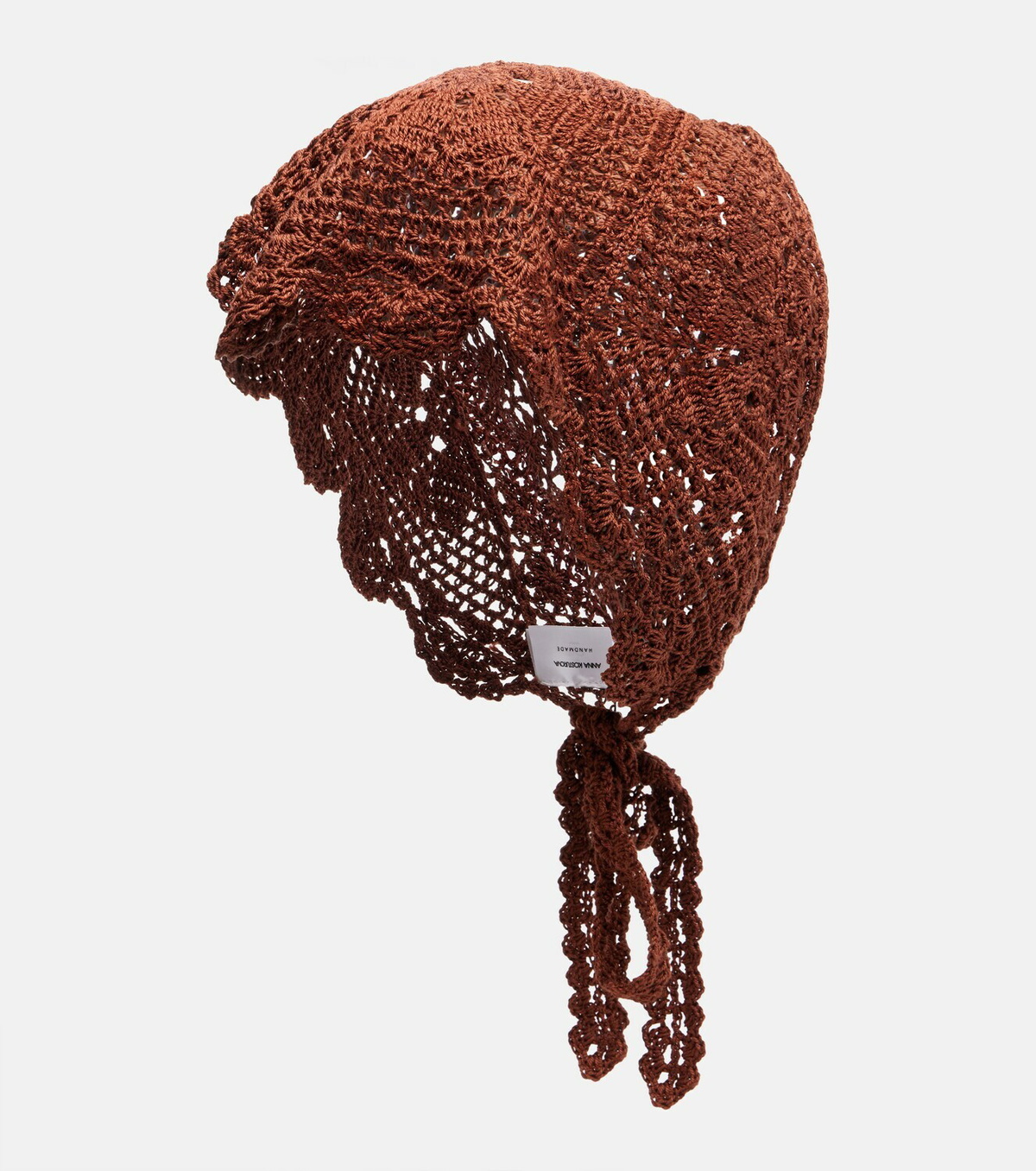 Anna Kosturova Crochet cotton scarf