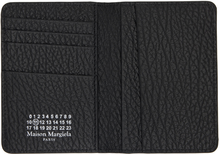 Maison Margiela Black Four Stitches Card Holder