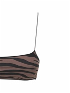 TROPIC OF C C Bralette Printed Bikini Top