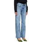 Off-White Blue Paisley Susy Jeans