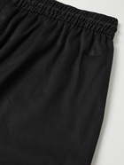 adidas Originals - Straight-Leg Cotton-Twill Drawstring Shorts - Black