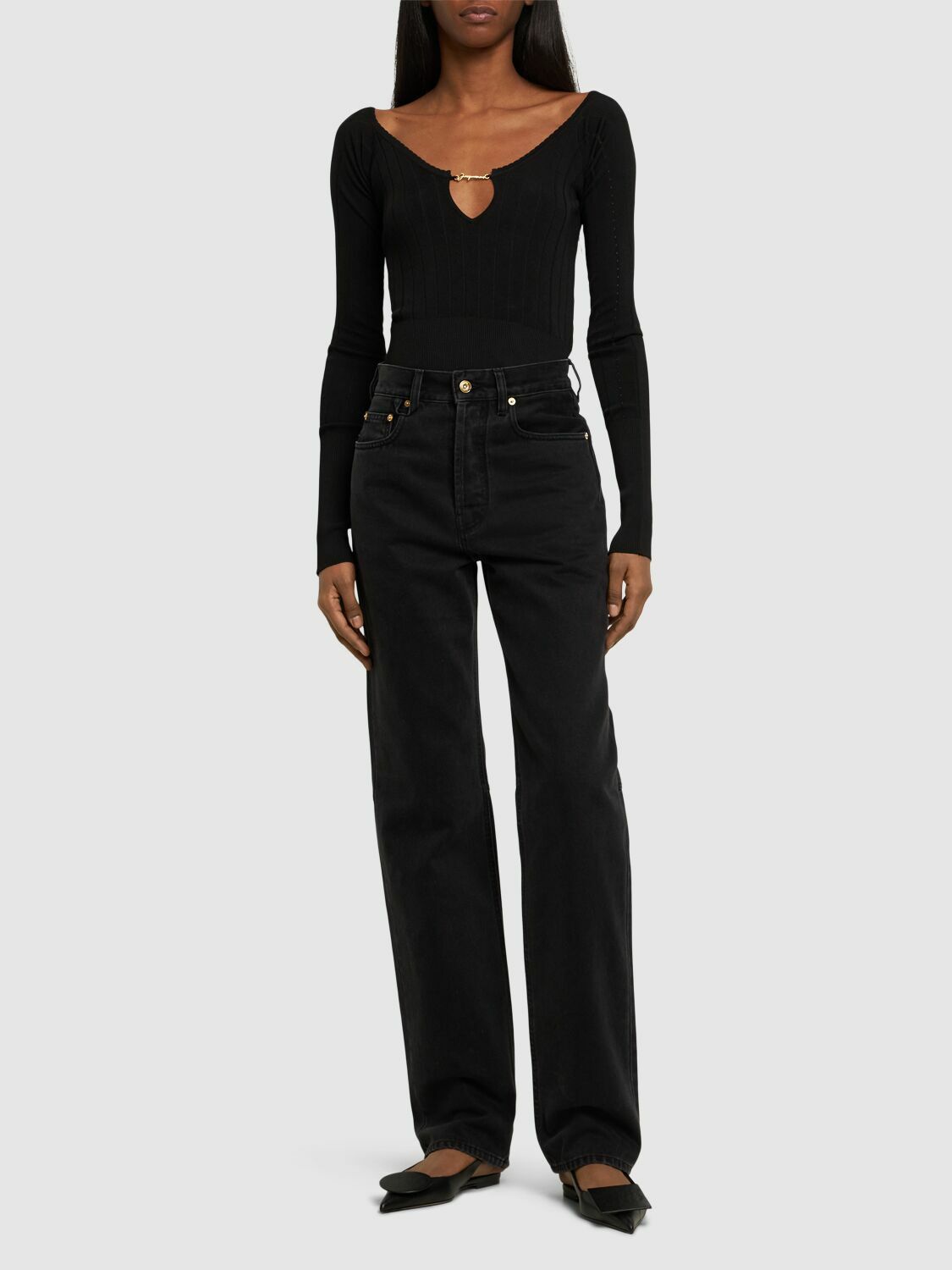 JACQUEMUS - Woman - Black - Jeans main image 1