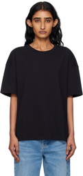 St. Agni Black Organic Cotton Relaxed T-shirt