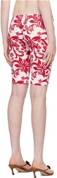 Gimaguas Red & White Lulu Shorts