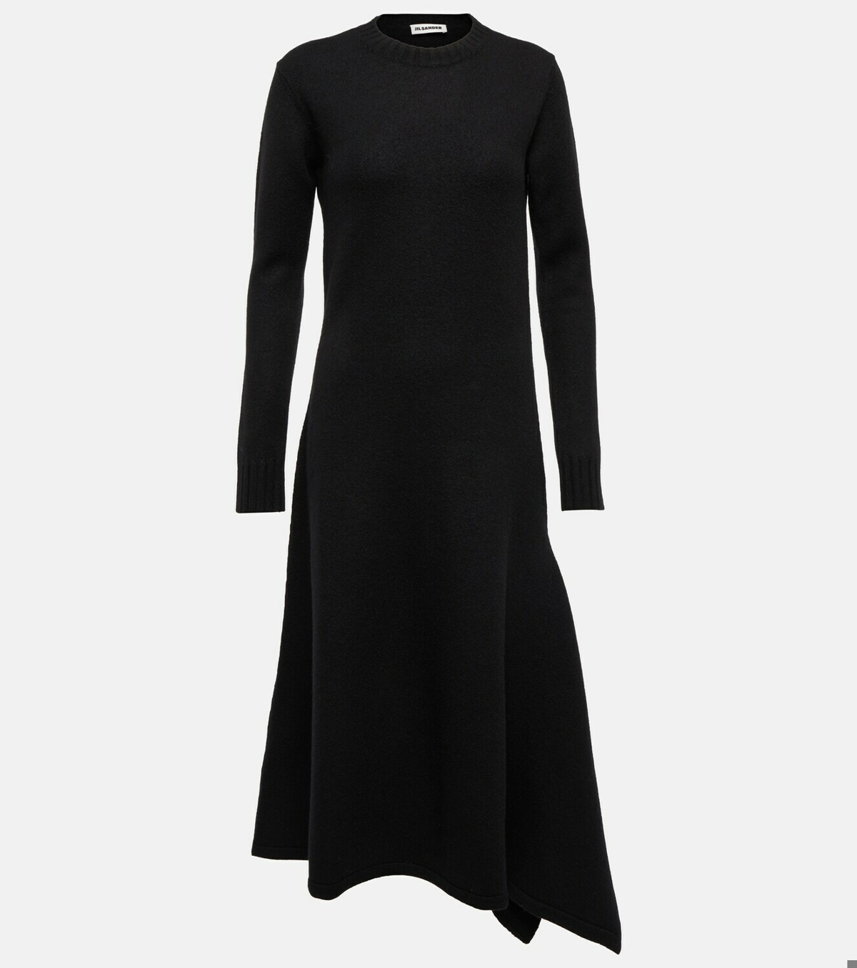 Jil Sander - Asymmetrical wool dress Jil Sander