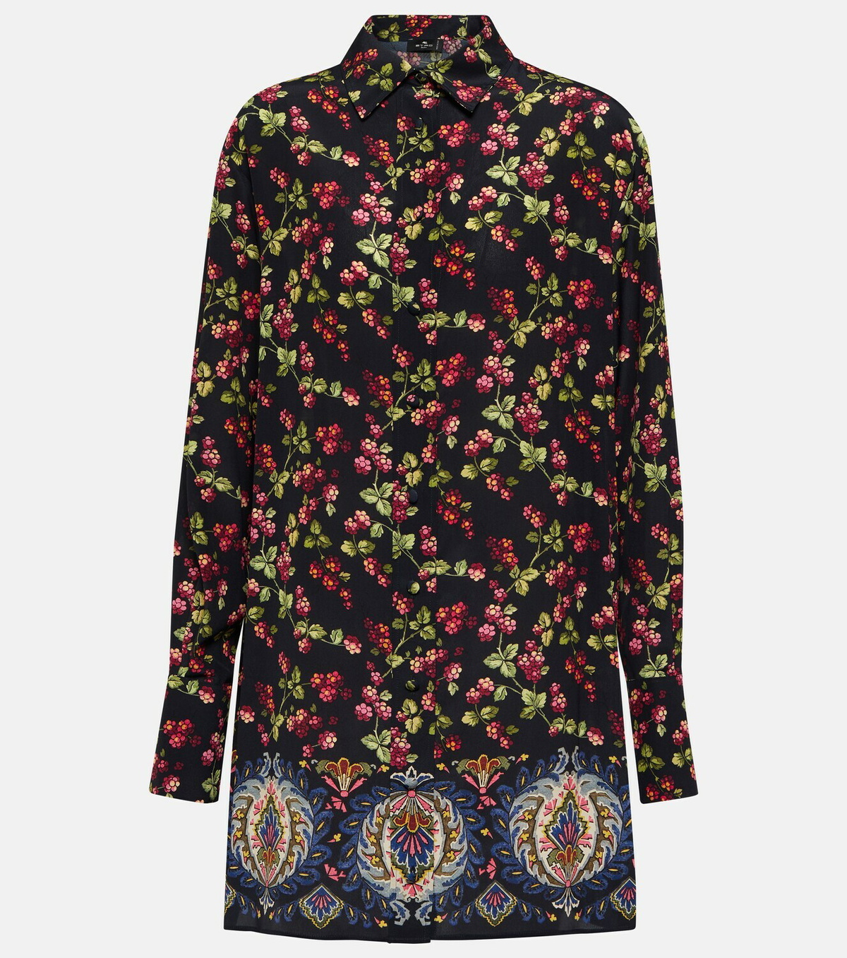 Etro Printed silk shirt