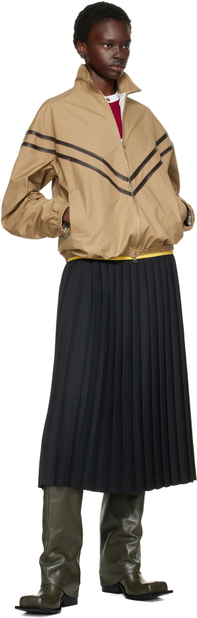 Stefan Cooke Beige Pinking Corded Jacket
