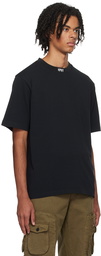 Heron Preston Black Embroidered T-Shirt