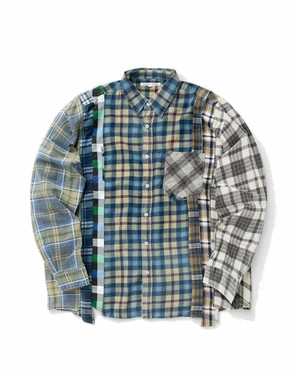 Photo: Needles Rebuild By Flannel Shirt Multi - Mens - Longsleeves