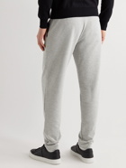 Canali - Tapered Stretch Cotton-Blend Jersey Sweatpants - Gray